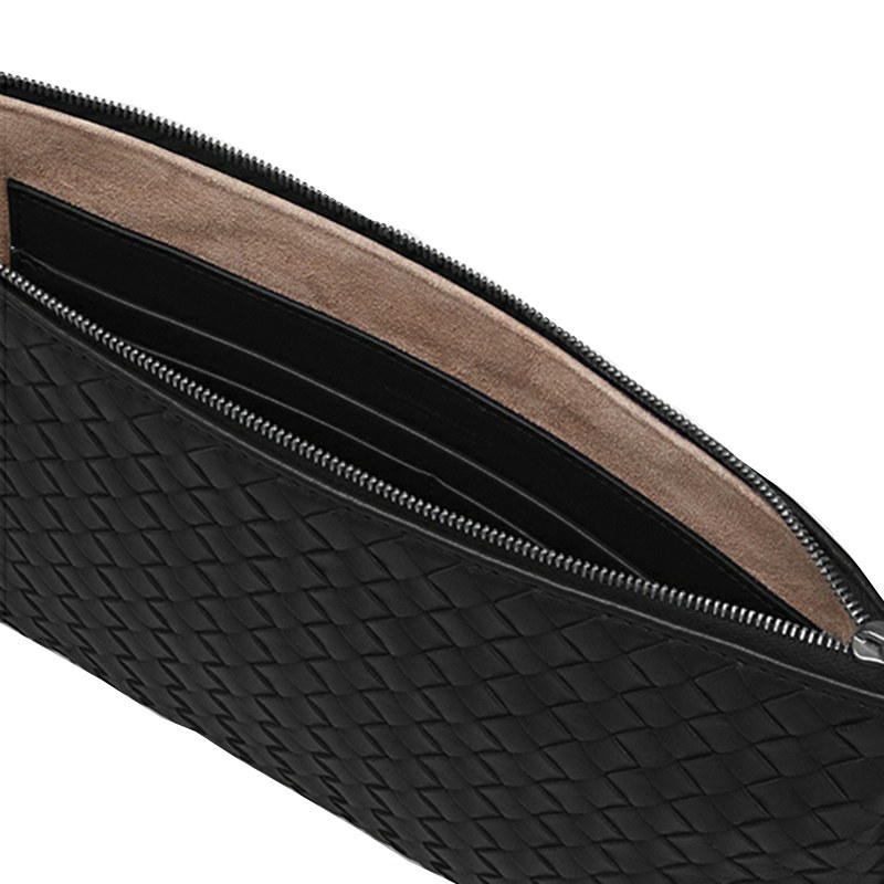 Bottega Veneta BV Woven Chain Bag Black