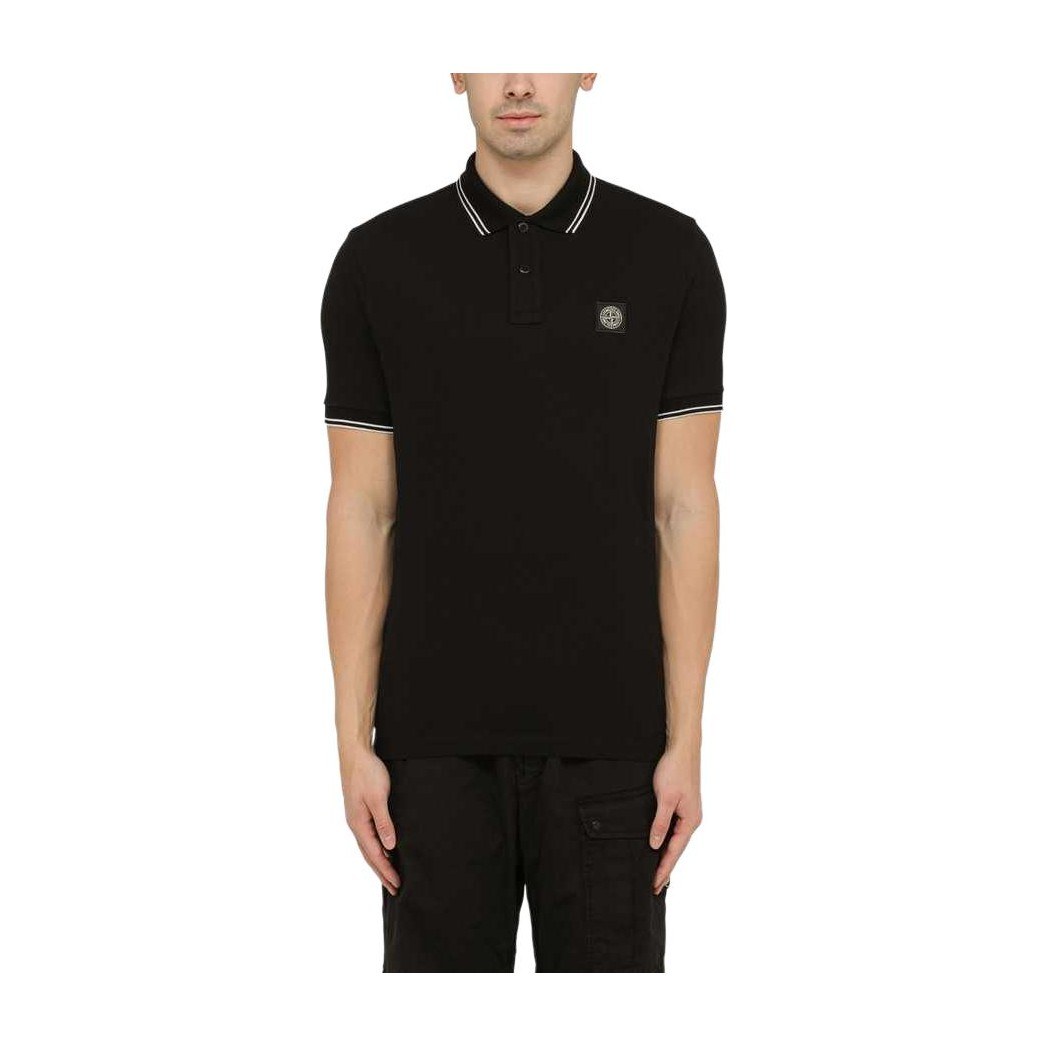 Stone Island Polo Shirt Black