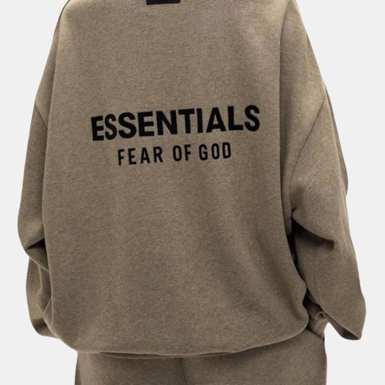 Fear of God Essentials FW24 Holiday Core Crewneck Deep Fog Grey