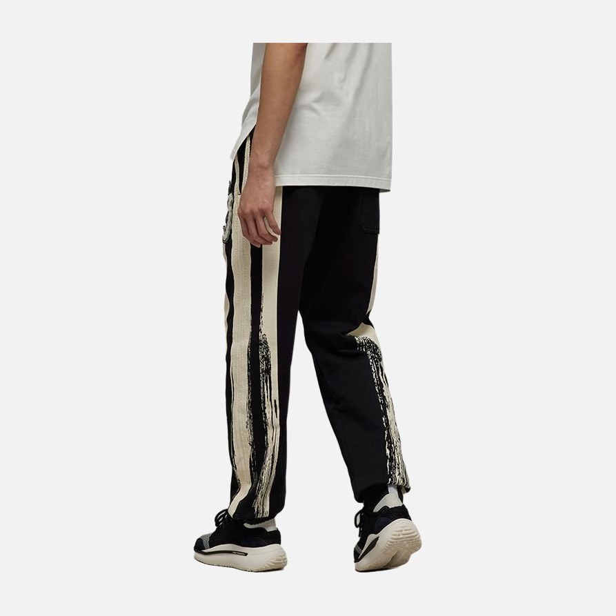Y-3 SS23 Paint Effect French Terry Sweatpants Black