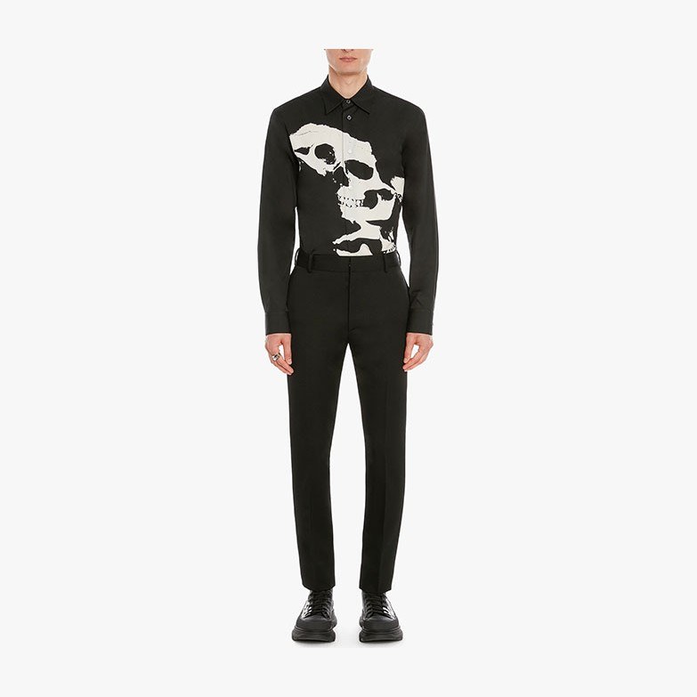 Alexander McQueen Skull Camo Long Sleeve Shirt