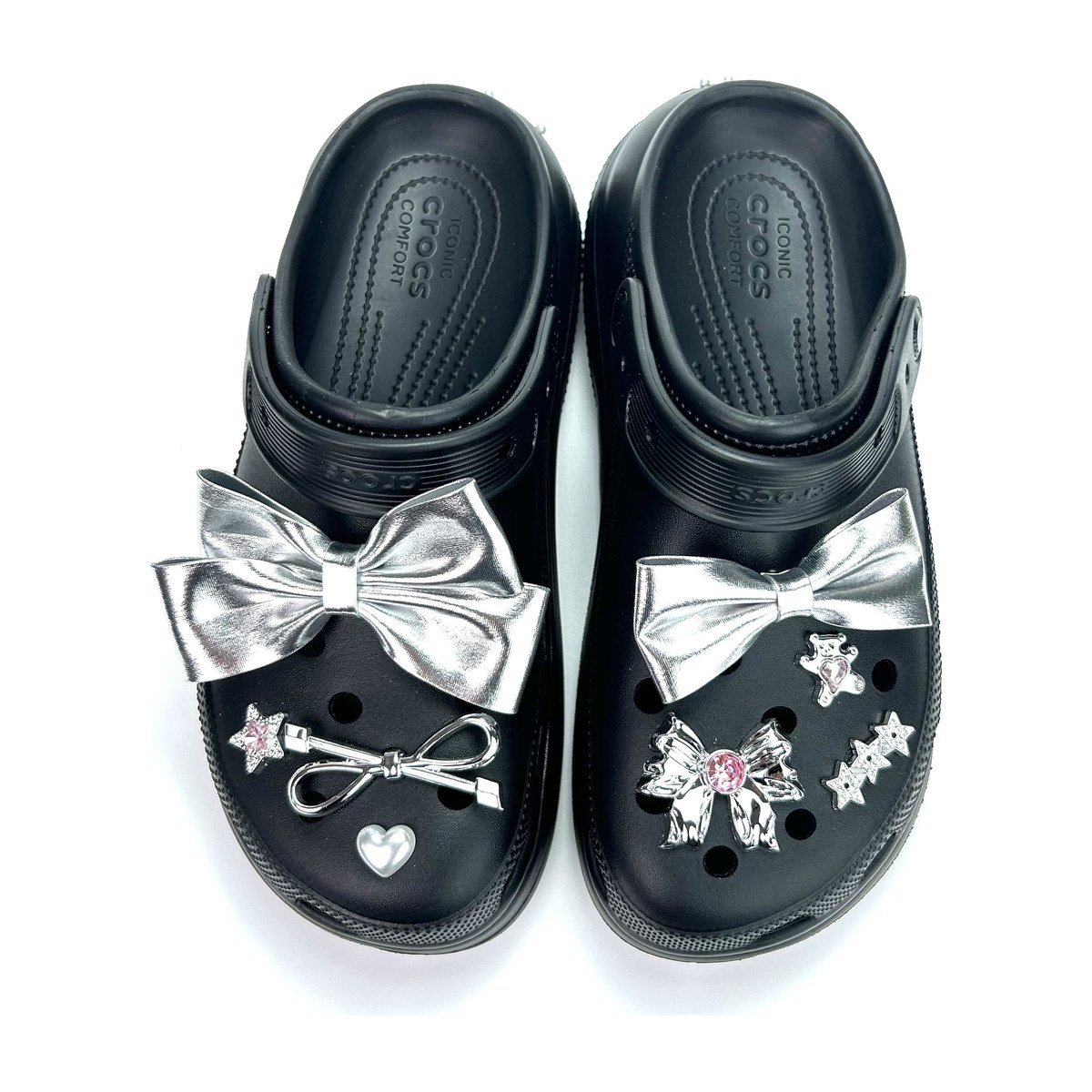 Crocs Classic Crush Clog Silver