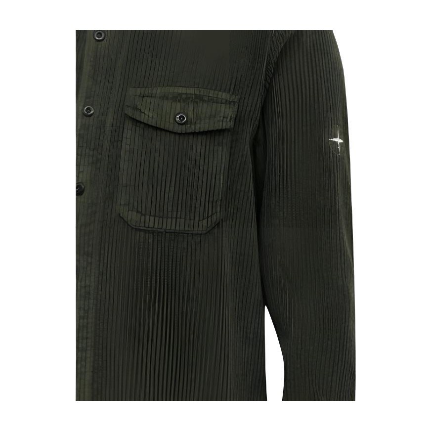 Stone Island FW21 Military Green Shirt