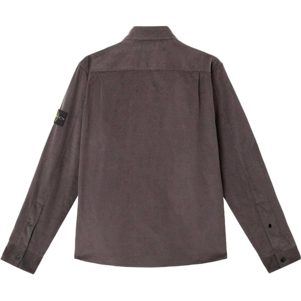 Stone Island Corduroy Shirt Carbon Grey
