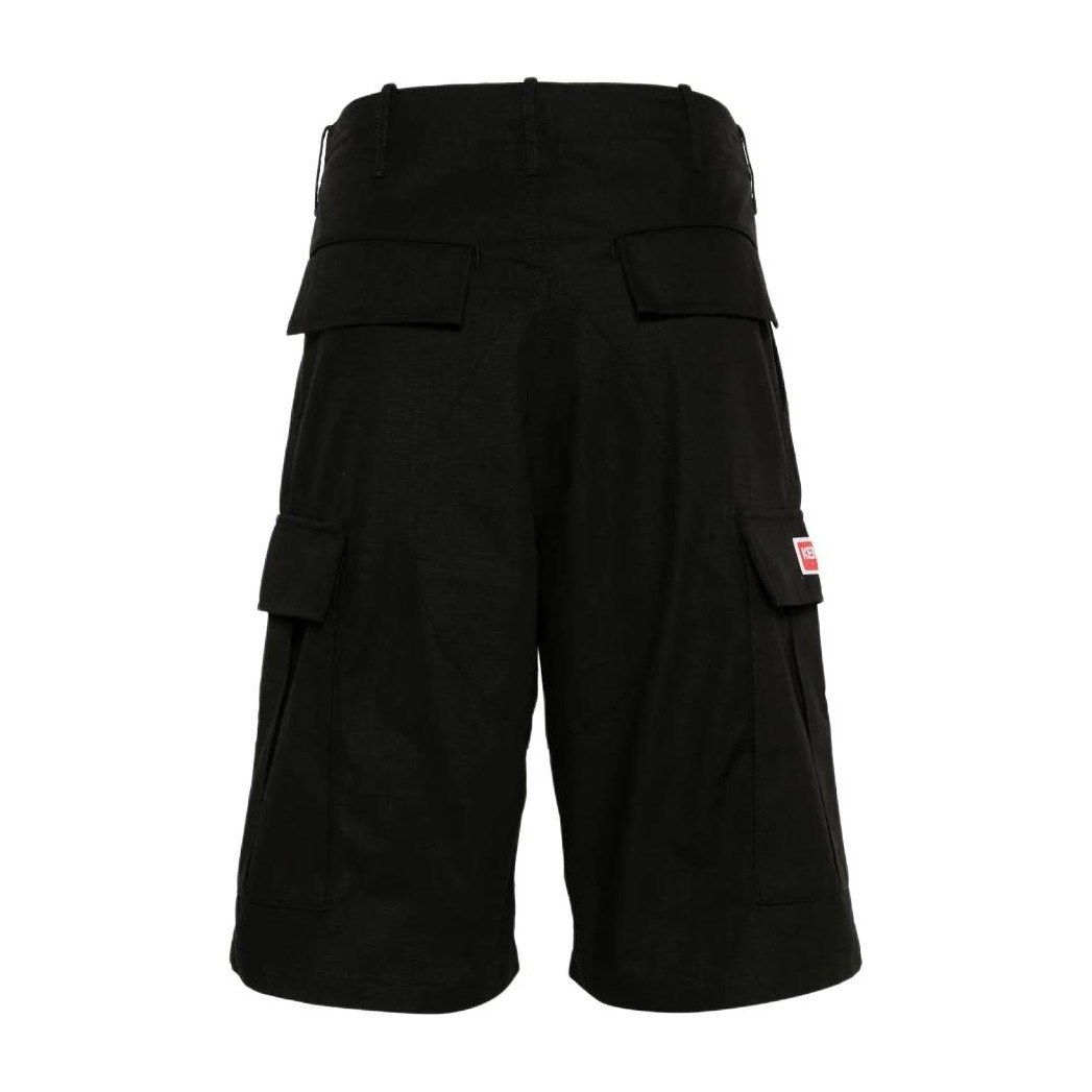 KENZO Button Casual Shorts Black