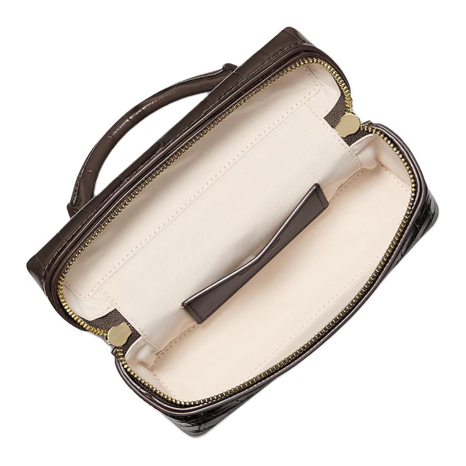 Michael Kors Jana Lock Mini Tote Chocolate