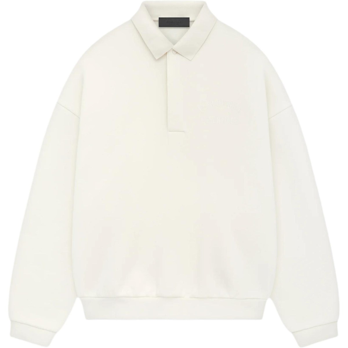 Fear of God Essentials Fleece Polo Ivory