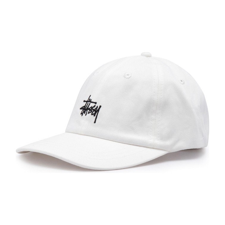 Stussy Stock Low Pro Cap White