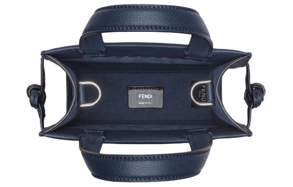 Fendi Go To Mini Shoulder Bag Navy