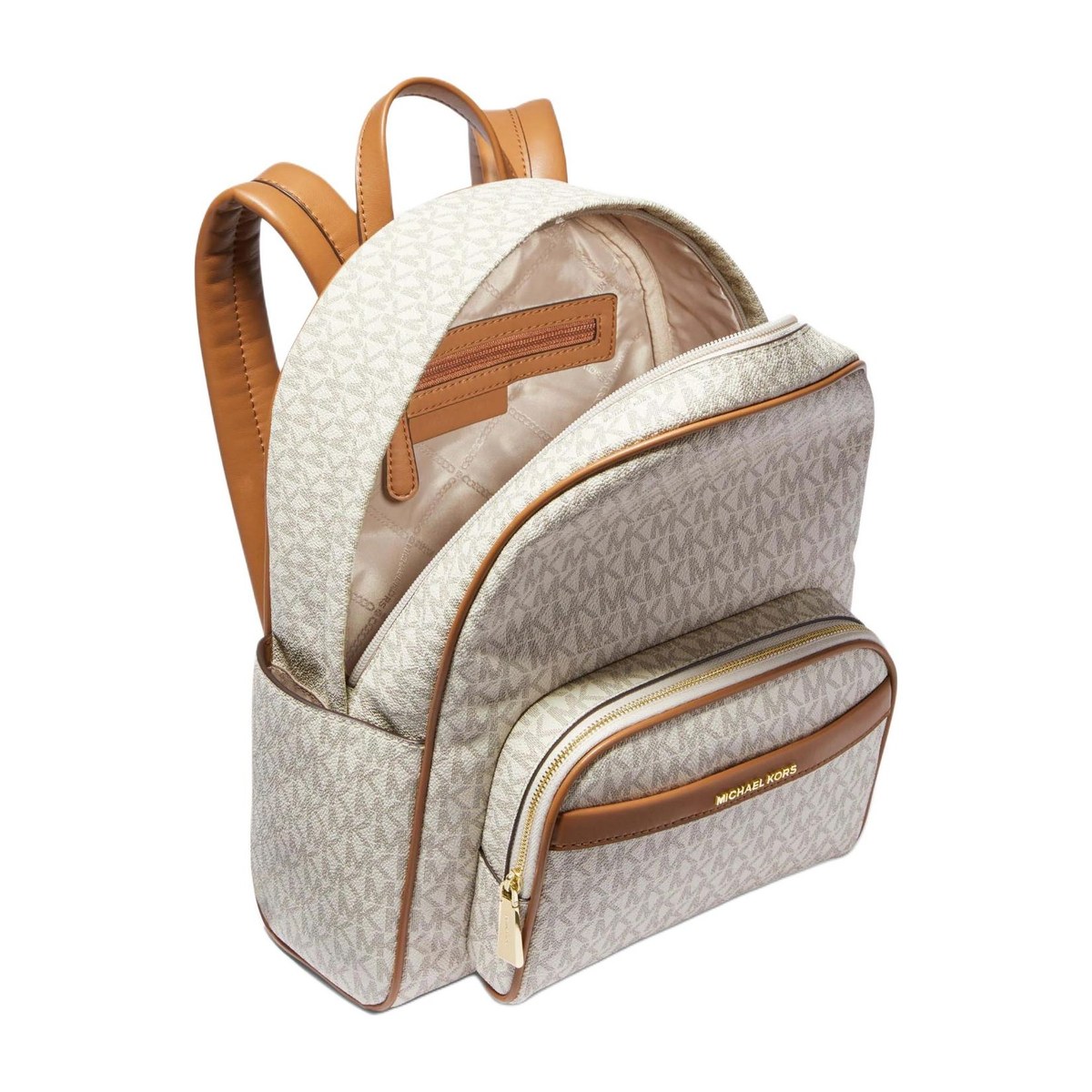 Michael Kors Bex Vanilla White Acorn Brown