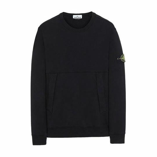 Stone Island Pullover Sweatshirt Black