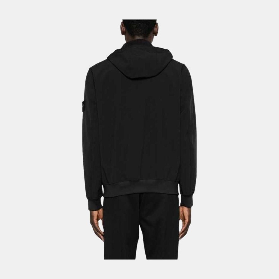 Stone Island Soft-Shell Jacket Black