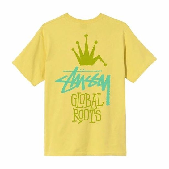 Stussy Global Roots Tee logoT