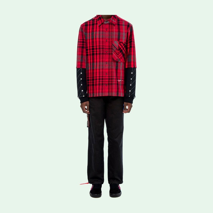 OFF-WHITE FW19 Jersey Sleeve Shirt