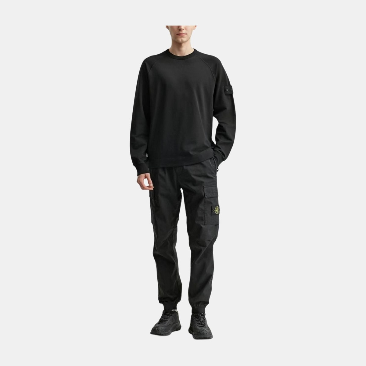 Stone Island Ghost Pieces Black Label Sweatshirt