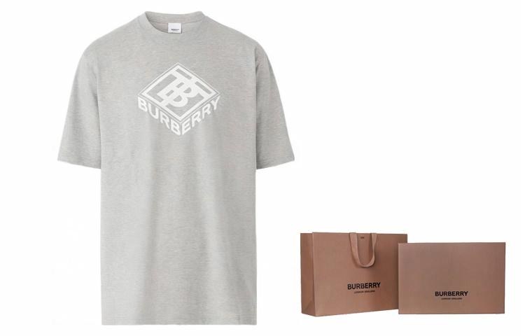 Burberry Logo Graphic Cotton Tshirt