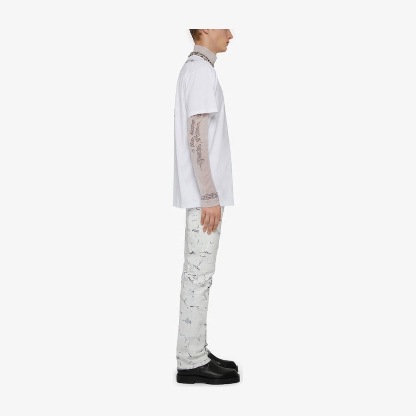 Givenchy SS21 White Jeans