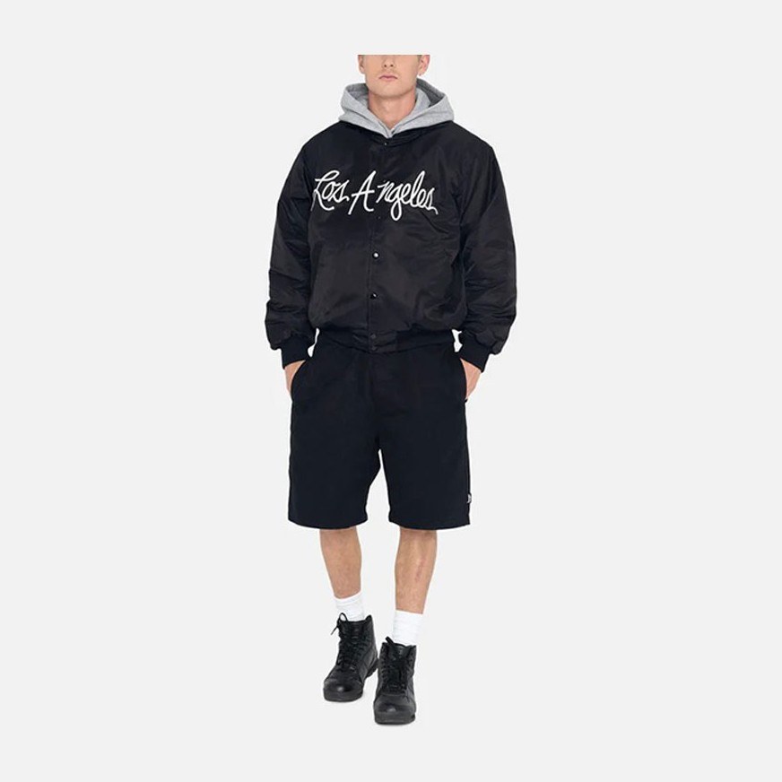 Stussy LA Chapter Satin Varsity Jacket
