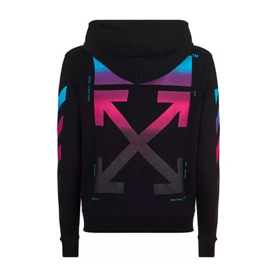 OFF-WHITE AW18 Gradient Hoodie Black