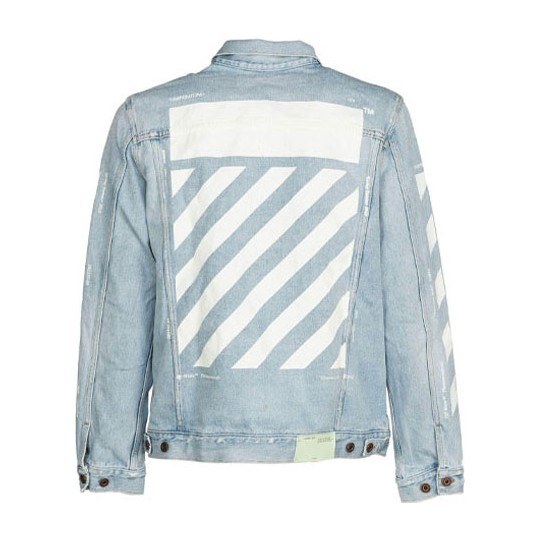 OFF-WHITE Printed Denim Jacket