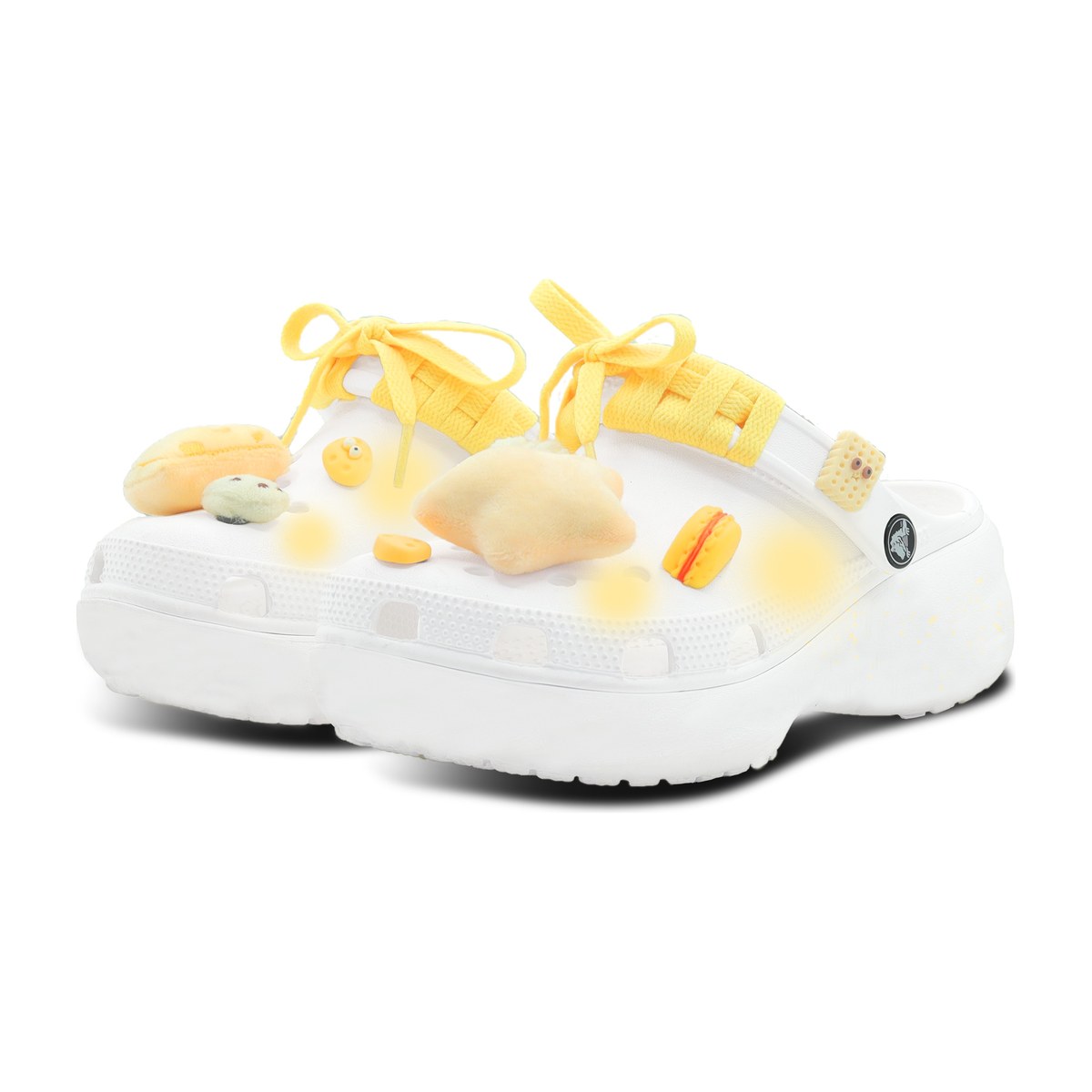 Crocs Classic Clog White Yellow