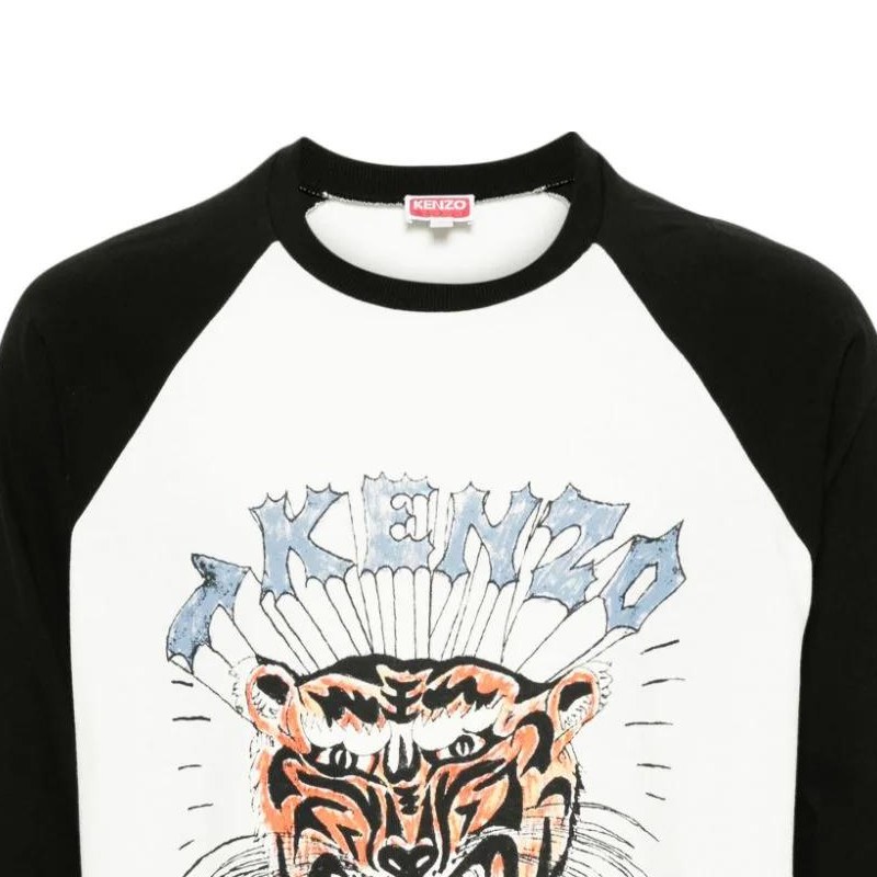 KENZO Tiger Print Raglan Sweatshirt