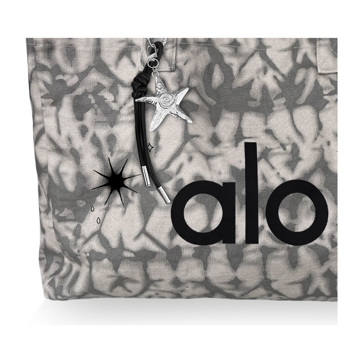 alo yoga Qi Mu Tote Bag Large Gray
