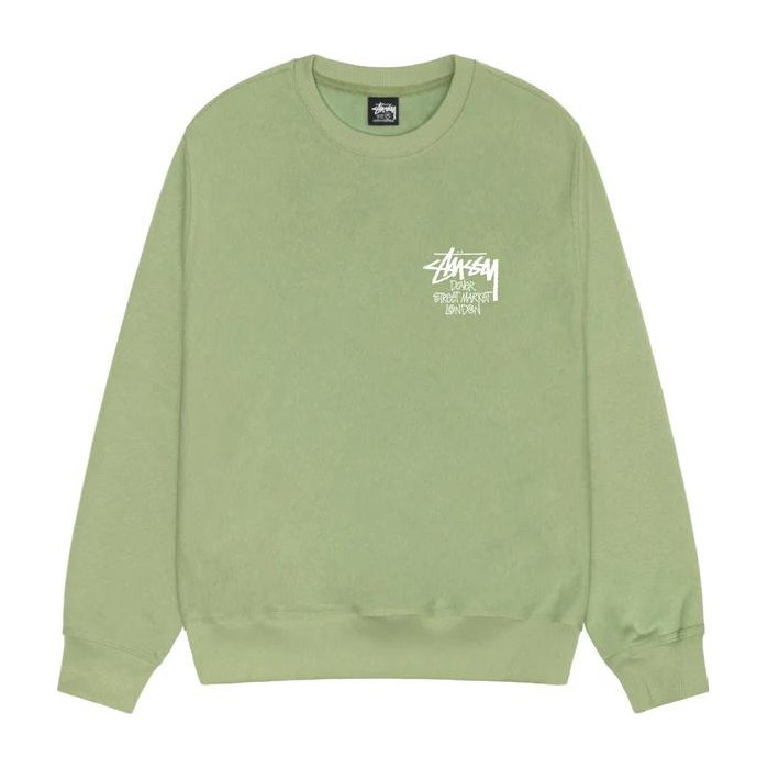 Stussy x Dover Street Market FW23 DSM London Crew Green