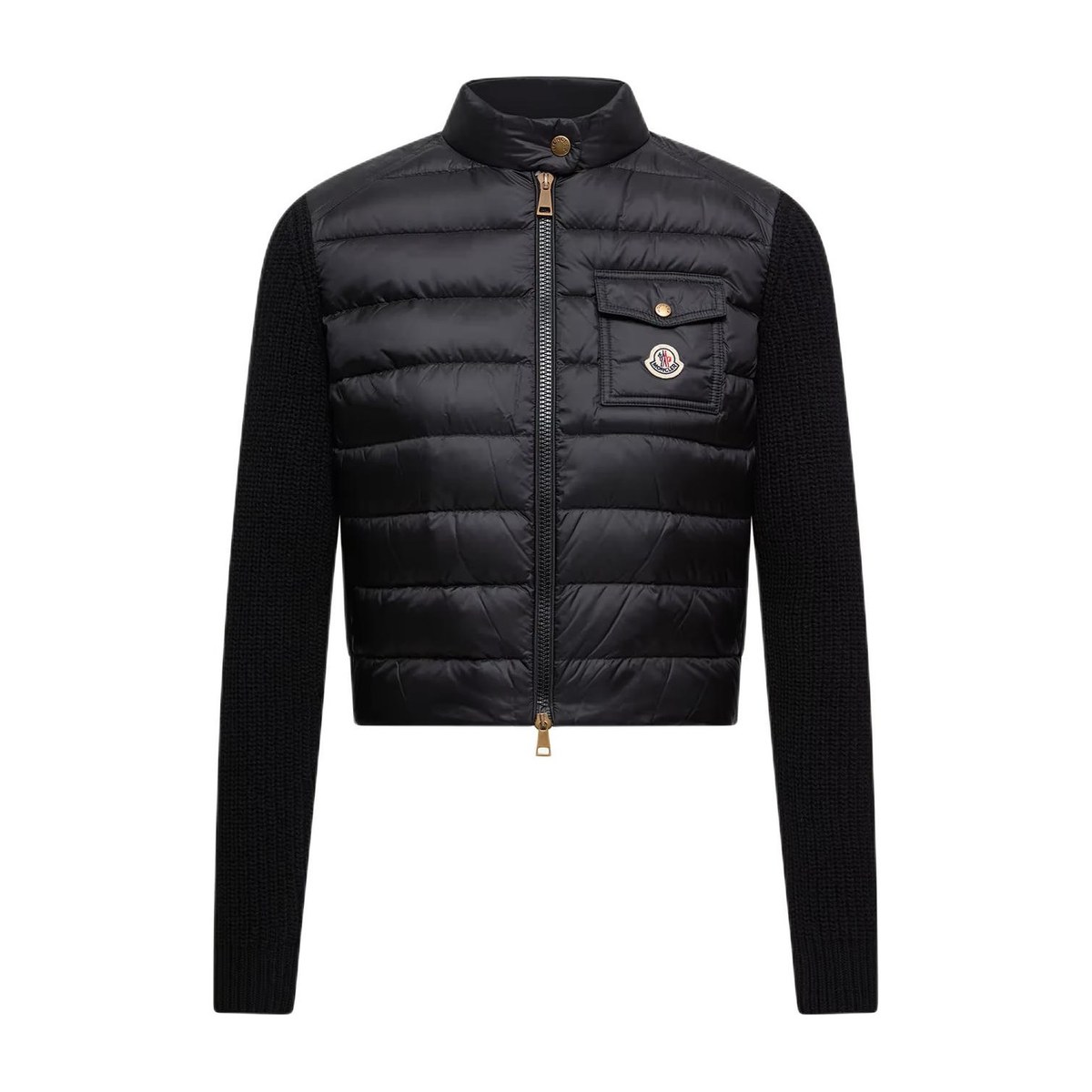 Moncler Padded Corduroy Wool Cardigan