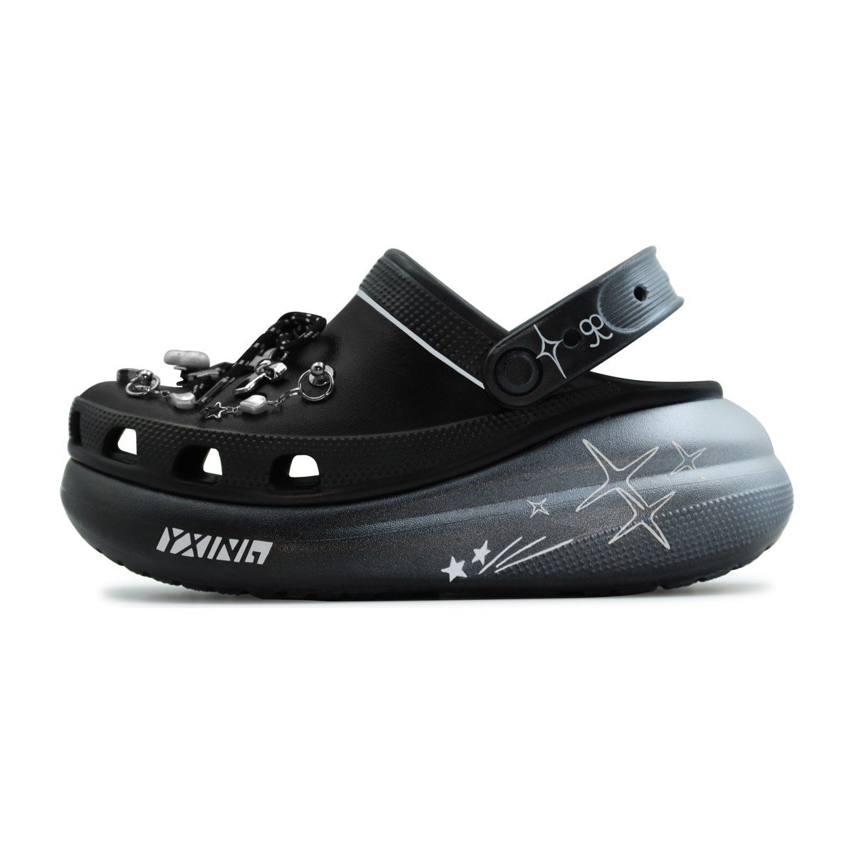 Crocs Classic Clog Black Silver