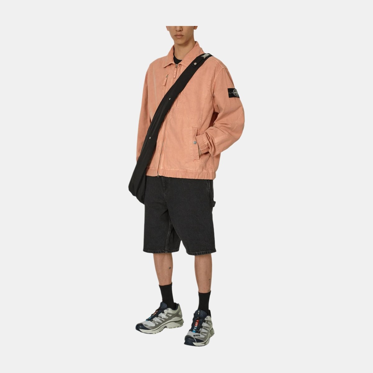 Stone Island Loop Project White Label Jacket Orange