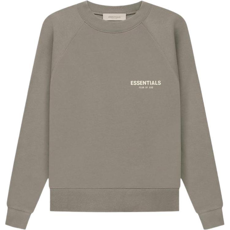 Fear of God Essentials SS22 Crewneck Desert Taupe Logo