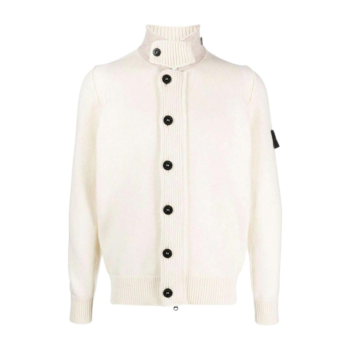 Stone Island Logo Patch Knit Shirt