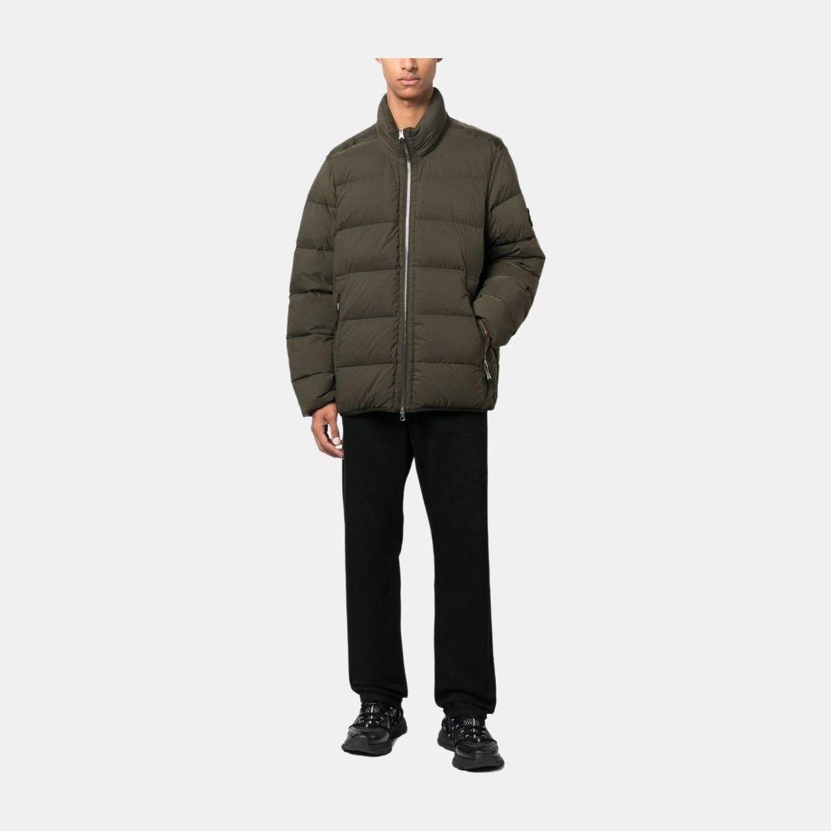 Stone Island Nylon Puffer Jacket Green