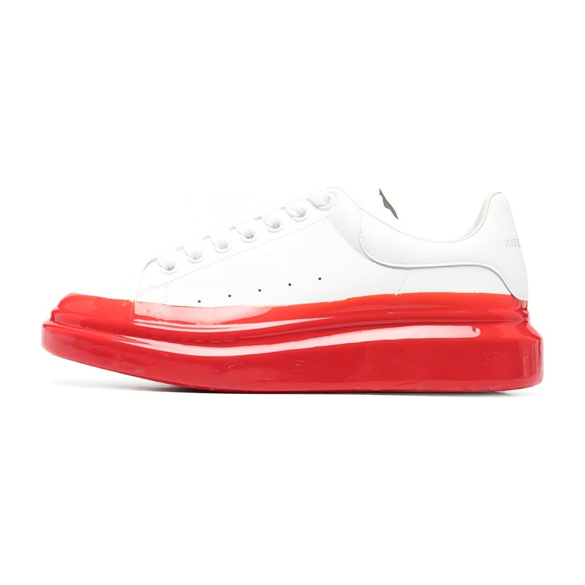 Alexander McQueen Oversized Sneakers White Red