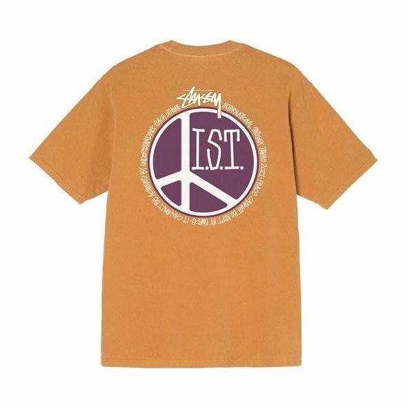 Stussy Peace Dot Pigment Dyed Tee