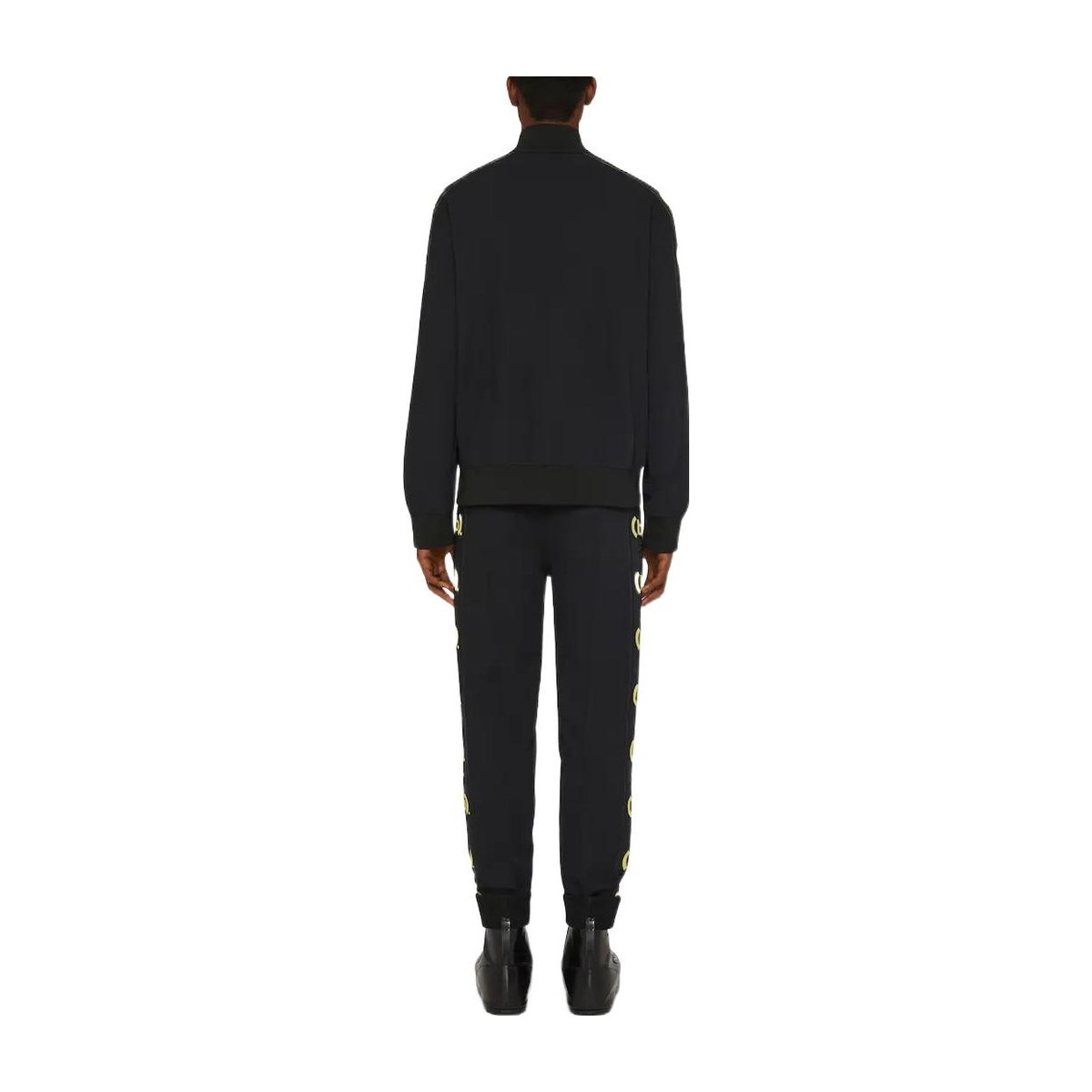 Givenchy FW22 Side Strap Letter Print Jacket Black
