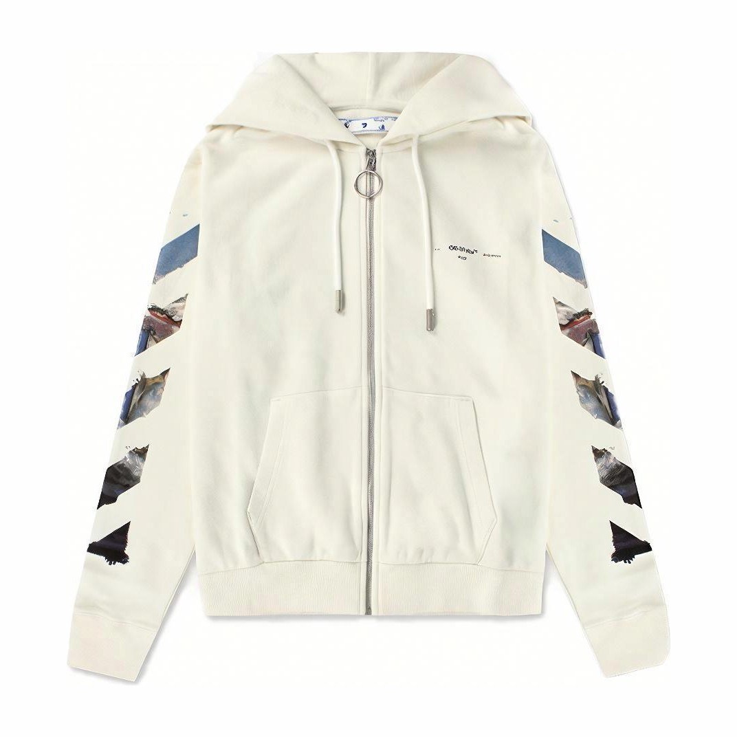 OFF-WHITE SS19 Classic Hoodie White