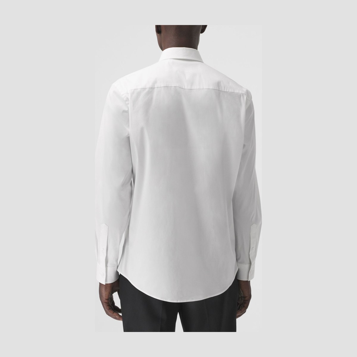 Burberry Classic Logo Cotton Shirt White