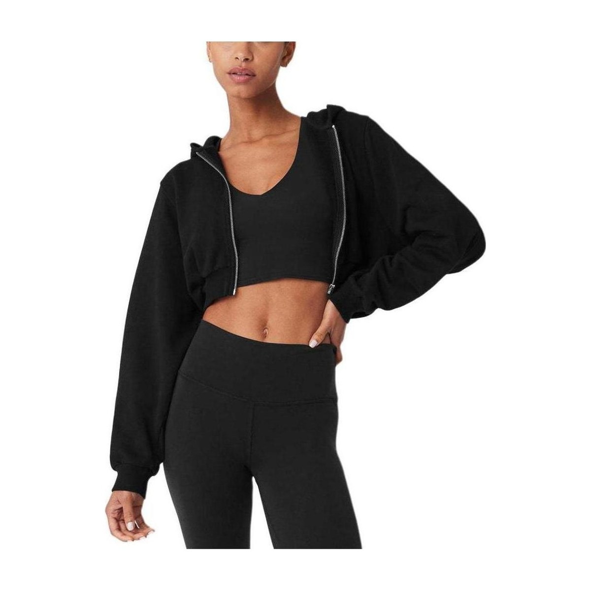 alo yoga Hoodie Jacket Black