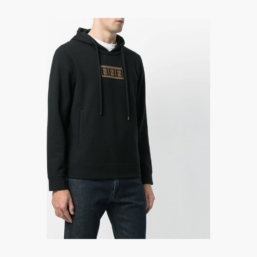 Fendi Logo Embroidered Hoodie