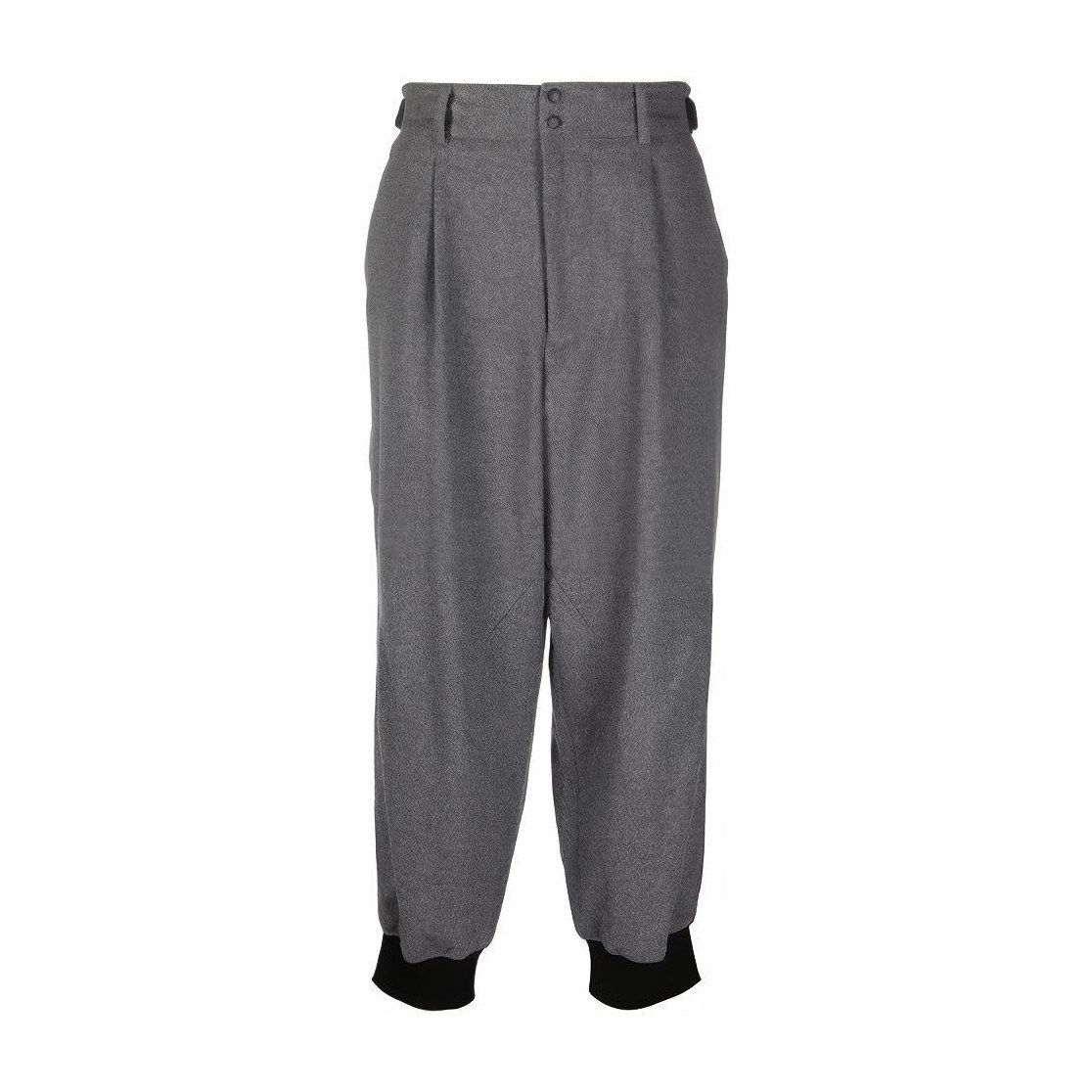 Y-3 Logo Button Waist Track Pants Grey