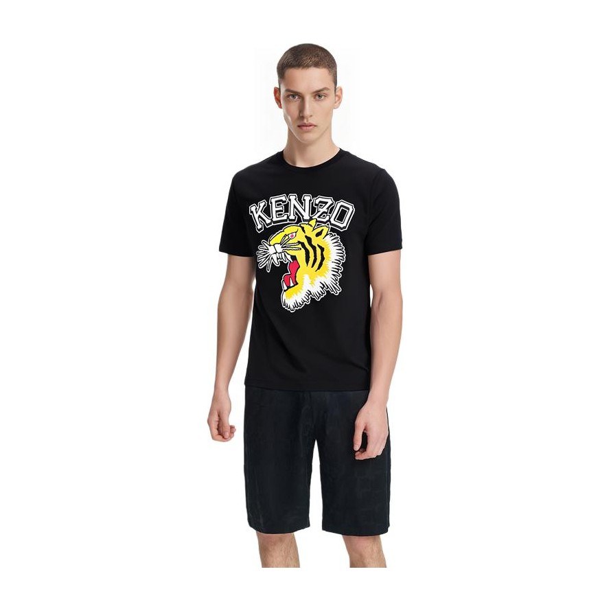 KENZO SS23 Animal Print T-Shirt Black
