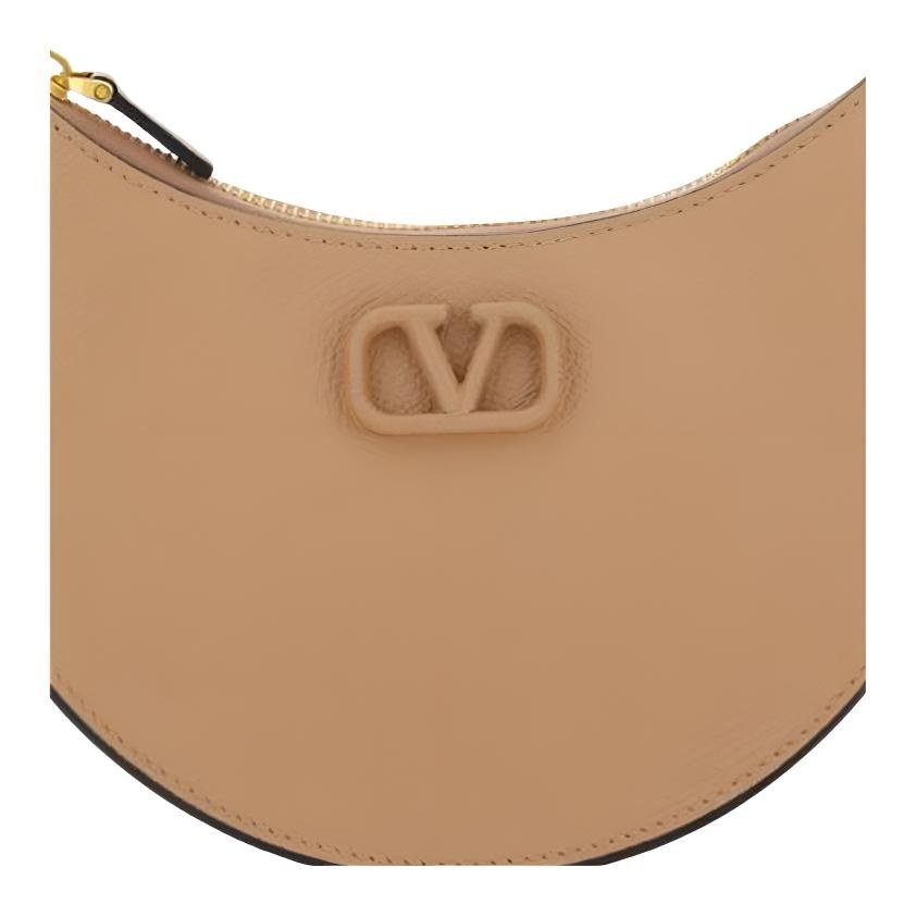 Valentino Vlogo Signature Hobo Bag Cinnamon Pink