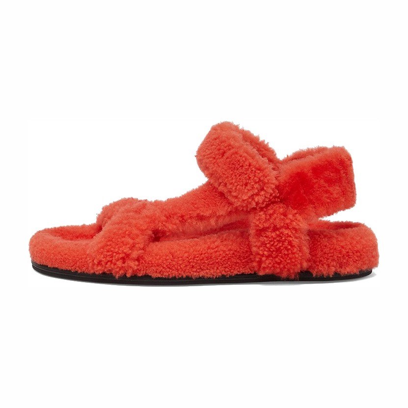 Fendi Flat Sandals Red