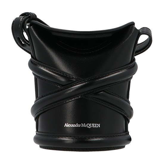 Alexander McQueen Mini Bucket Bag Black