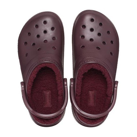 Crocs Classic Lined Clog Deep Cherry