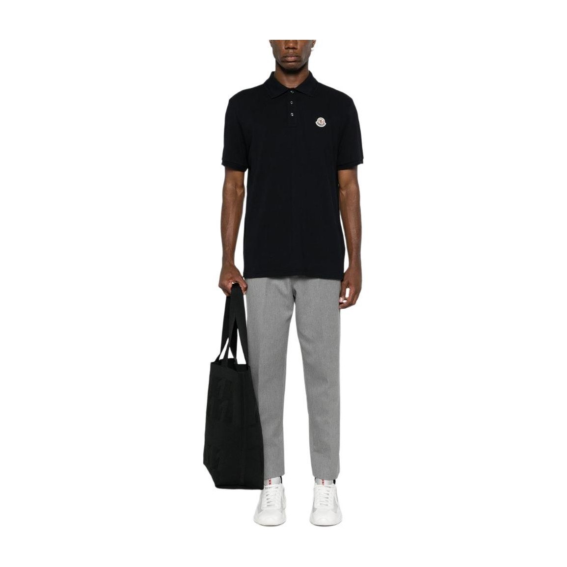 Moncler Logo Patch Polo Shirt