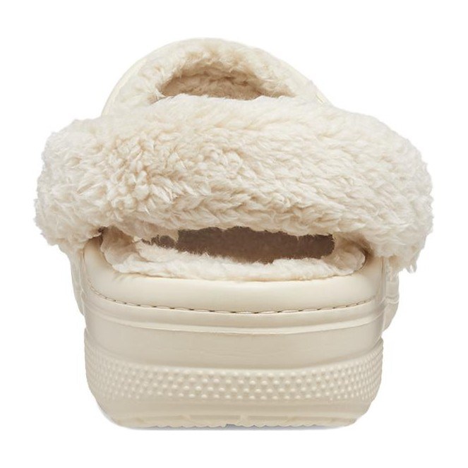 Crocs Baya Lined Fuzz Strap Clogs