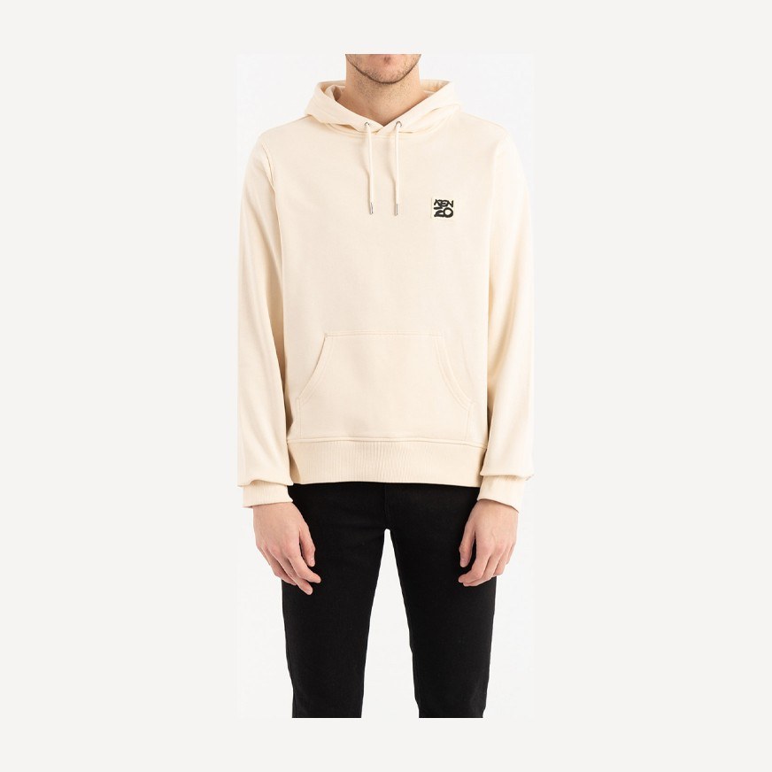 KENZO Japanese Illustration Hoodie Beige